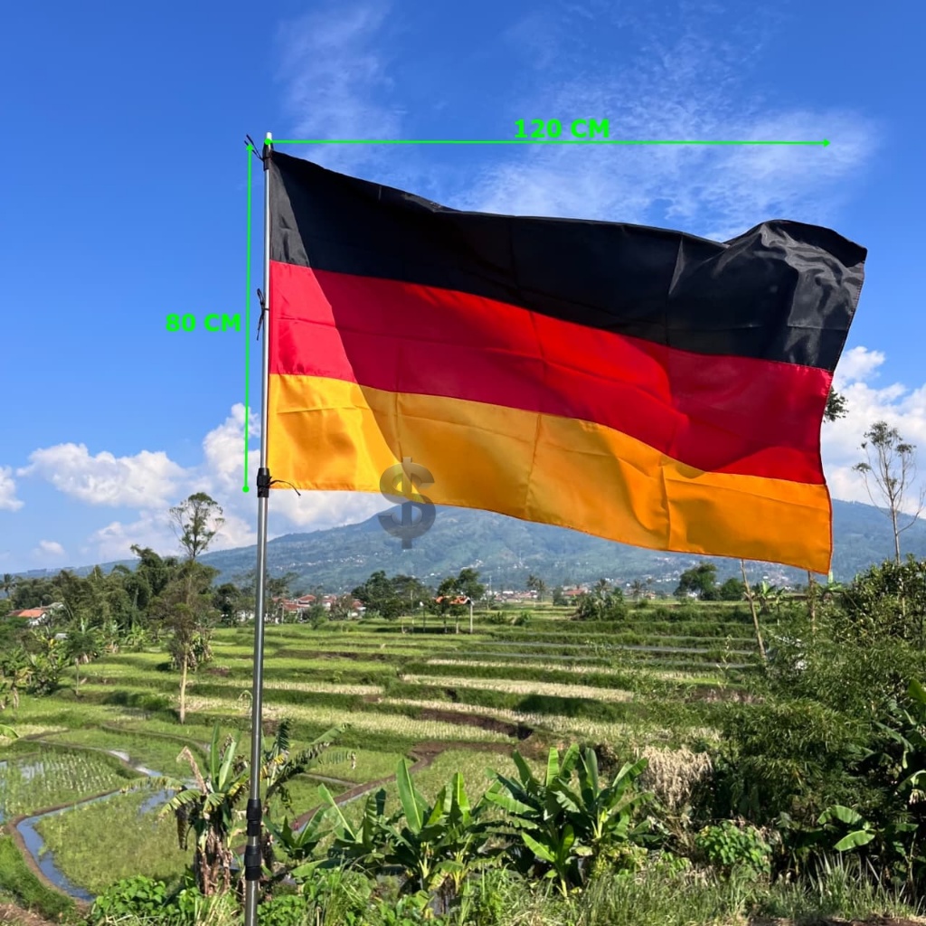 BENDERA GERMANY 120 CM x 80 CM