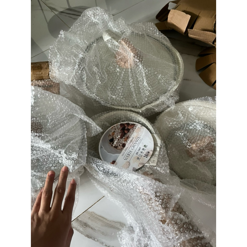 carote 7pcs white granite in set