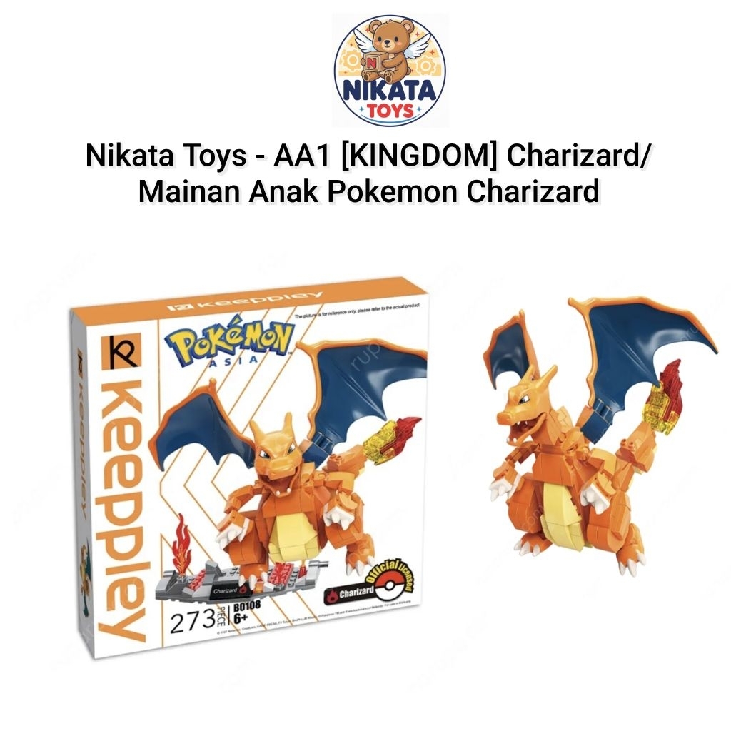 Nikata Toys - AA1 [KINGDOM] Keeppley Figure Pokemon Charizard