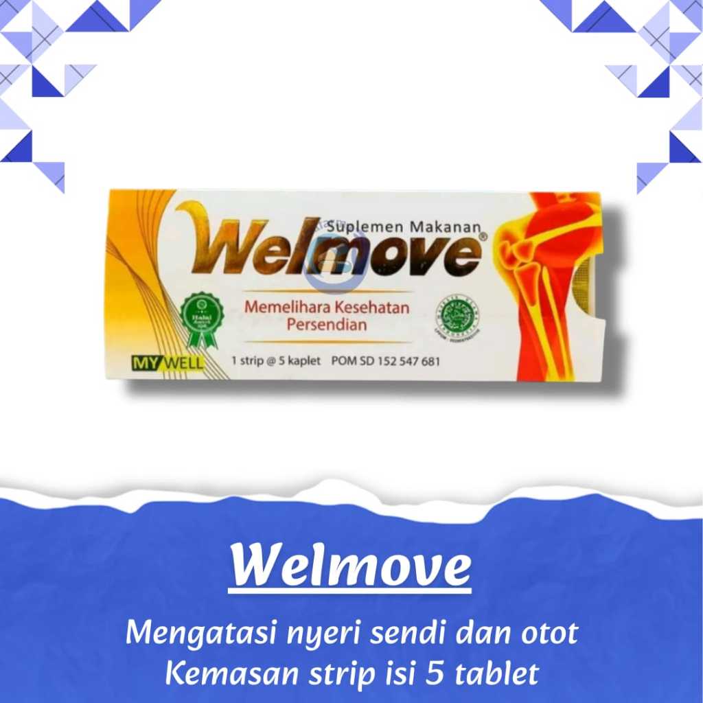 Welmove Suplemen Sendi Vitamin Tulang