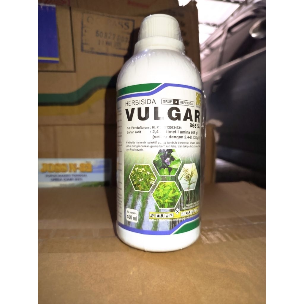 Herbisida Vulgar 865 SL 400 ml - Sistemik Selektif untuk Tebu & Padi