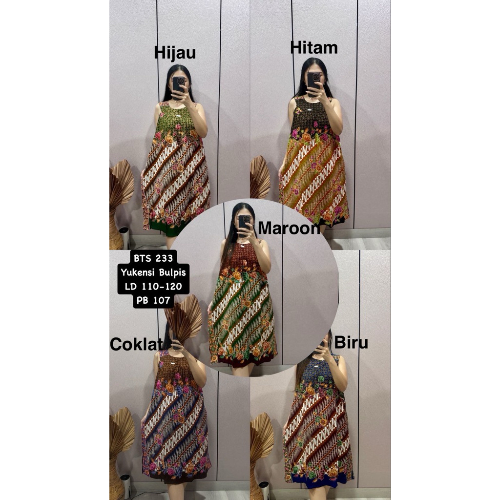 Daster Batik Rayon BTS Buntung Kensi