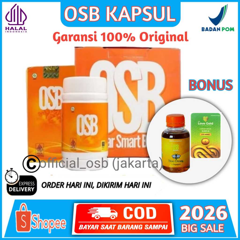 Vitamin Otak OSB Untuk Anak dan Dewasa 100% Asli