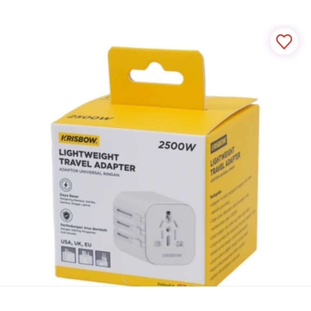 Adaptor Universal Travel - Krisbow