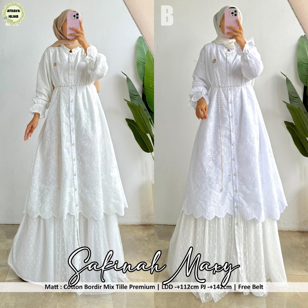 GAMIS DRESS SAKINAH ORIGINAL BY ATHAYA