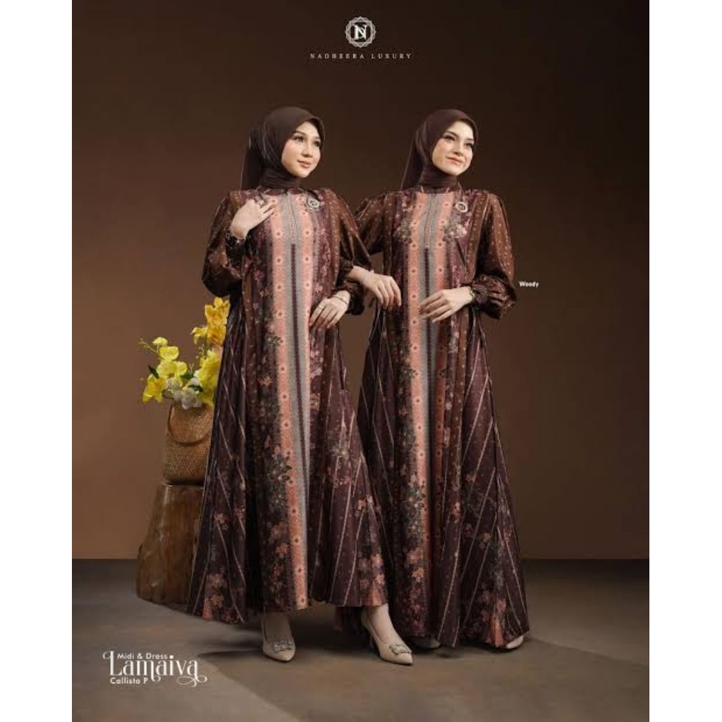 NadheeraLuxuryGamisMidiRayon