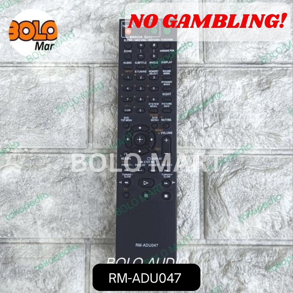 Remote/ remot RM-ADU047 DVD Home Theatre System untuk SONY