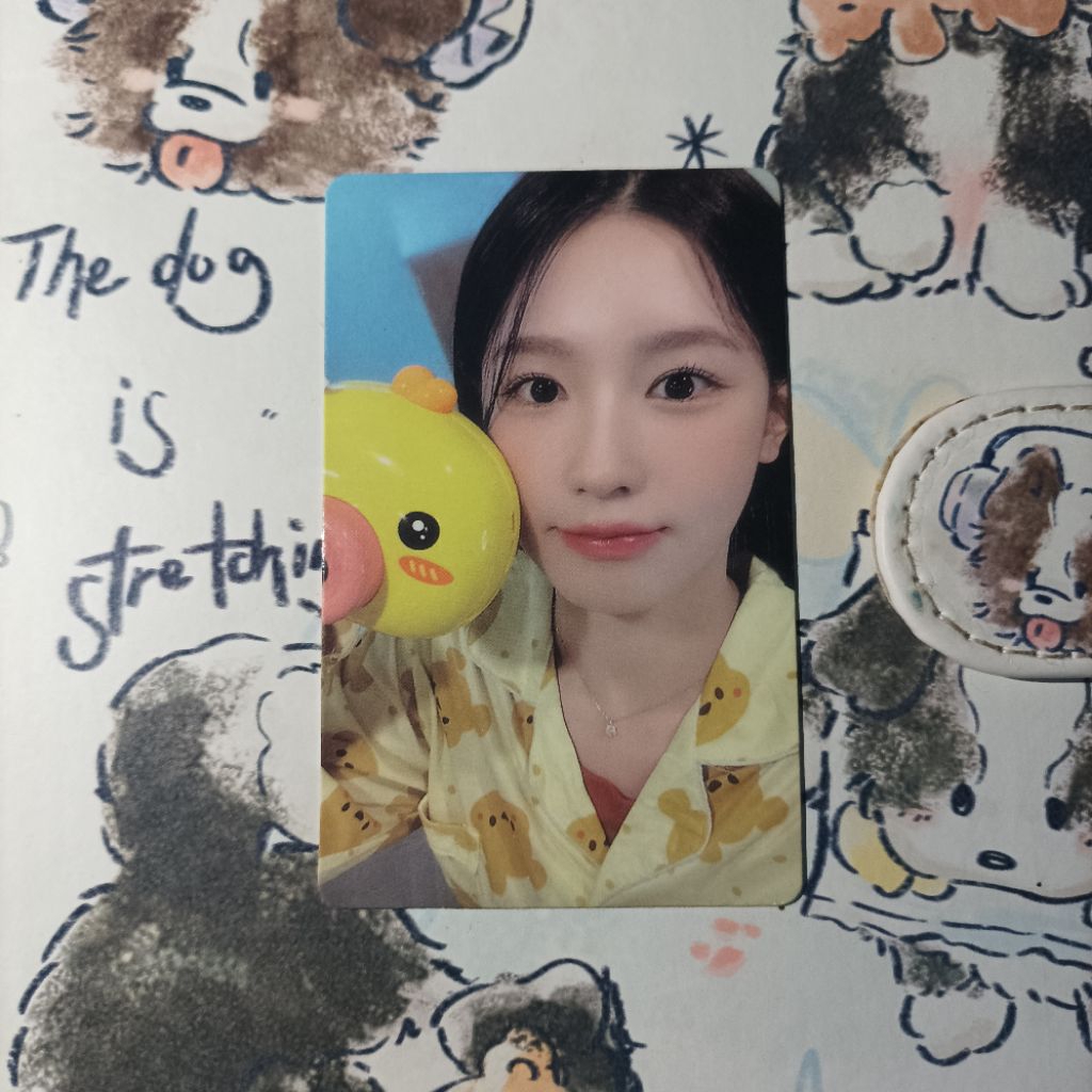 photocard official miyeon idle pc kmstation lucky draw klaxon