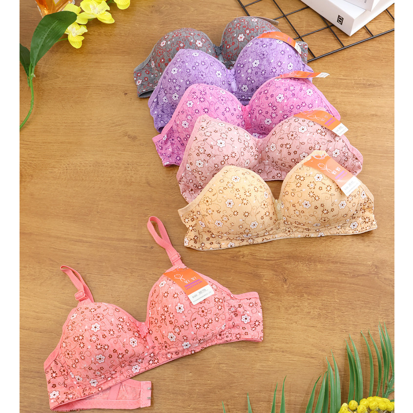 Bra BH Tanpa Kawat YIYI Busa Tipis Cup A Kecil BH Remaja Dewasa BH YIYI 258