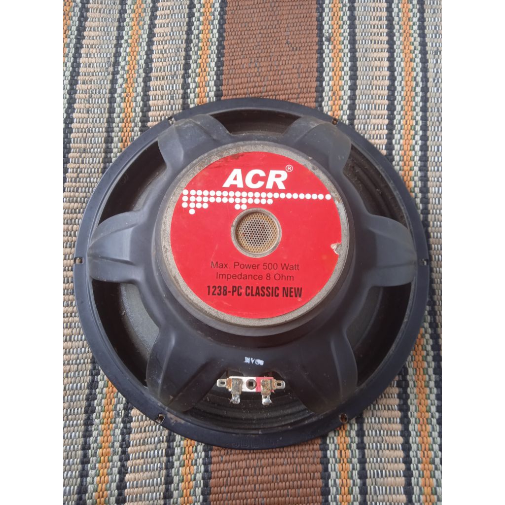 Speaker Bekas Acr 12 inch Full Range 1238 - PC CLASSIC NEW 8 ohm Max. Power 500 watt