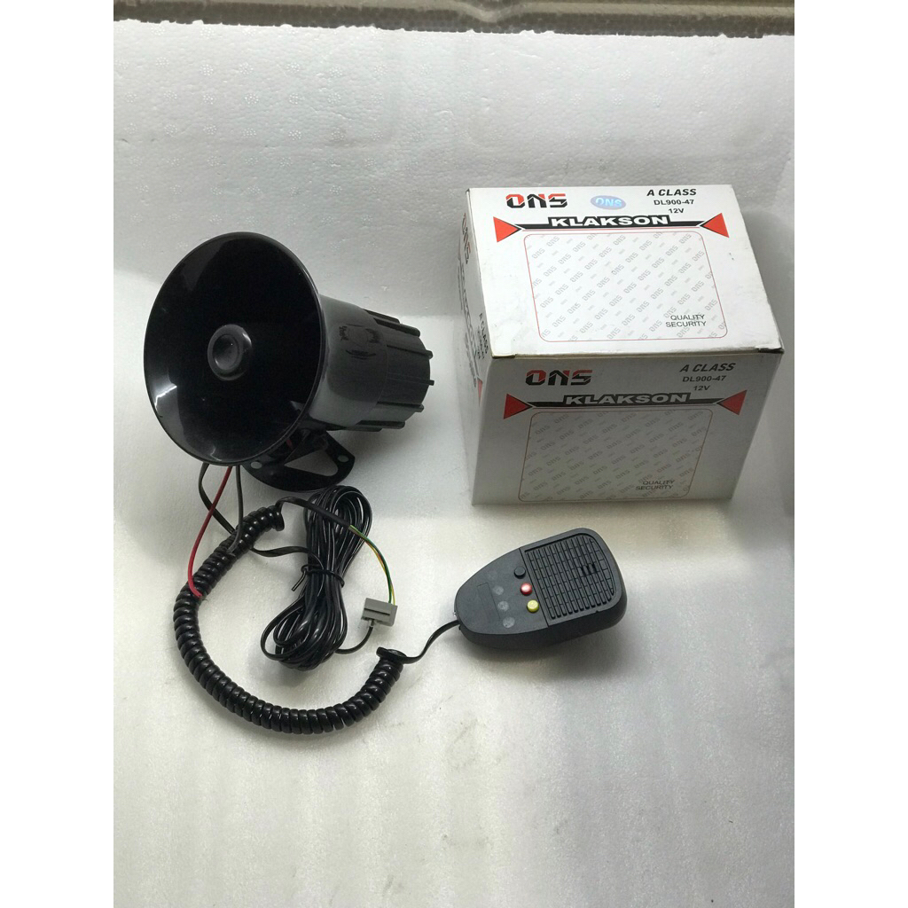 Klakson Sirene 3 Suara + Mic