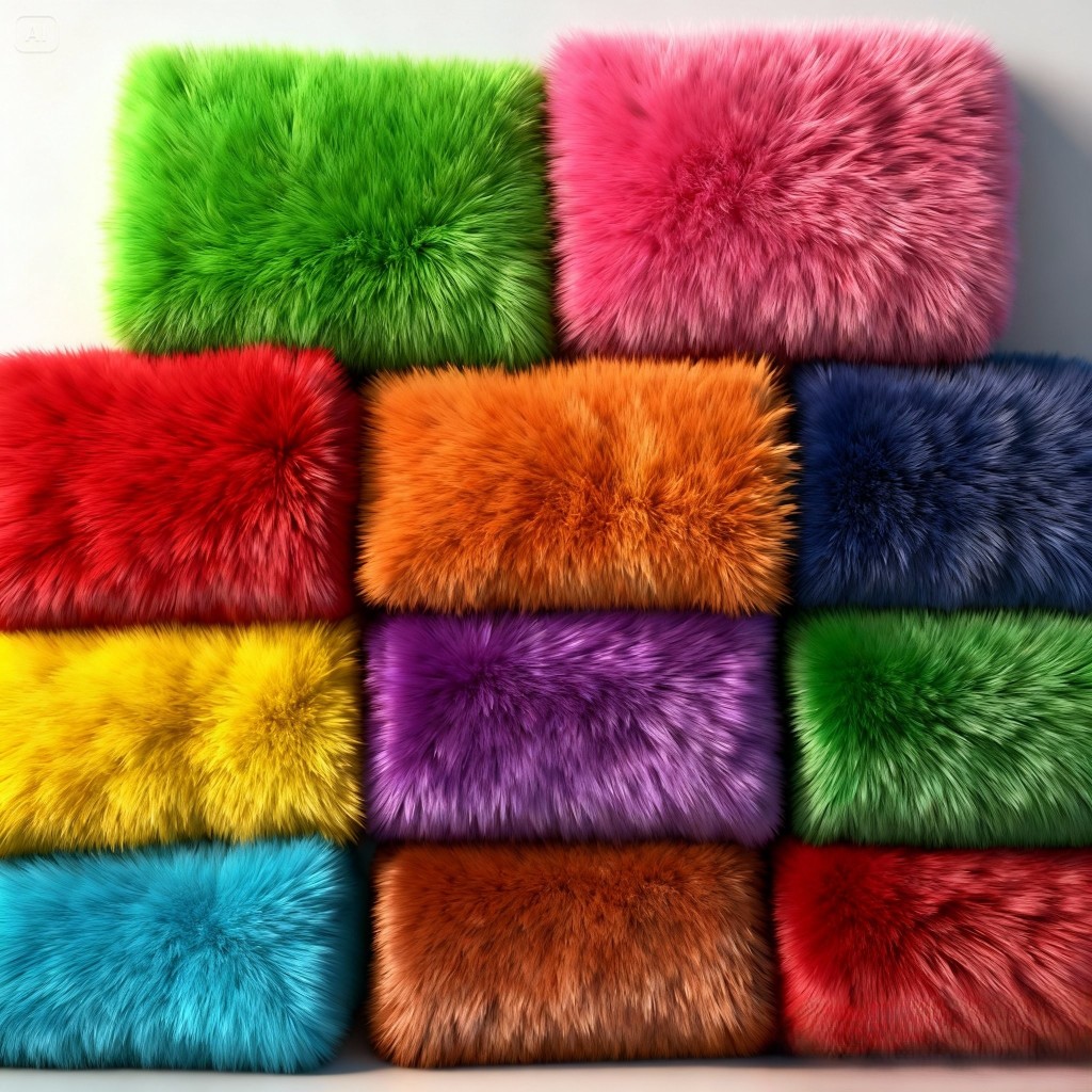 KAIN BULU RASFUR METERAN PANJANG ( 50 CM X 180 CM ) KUALITAS PREMIUM