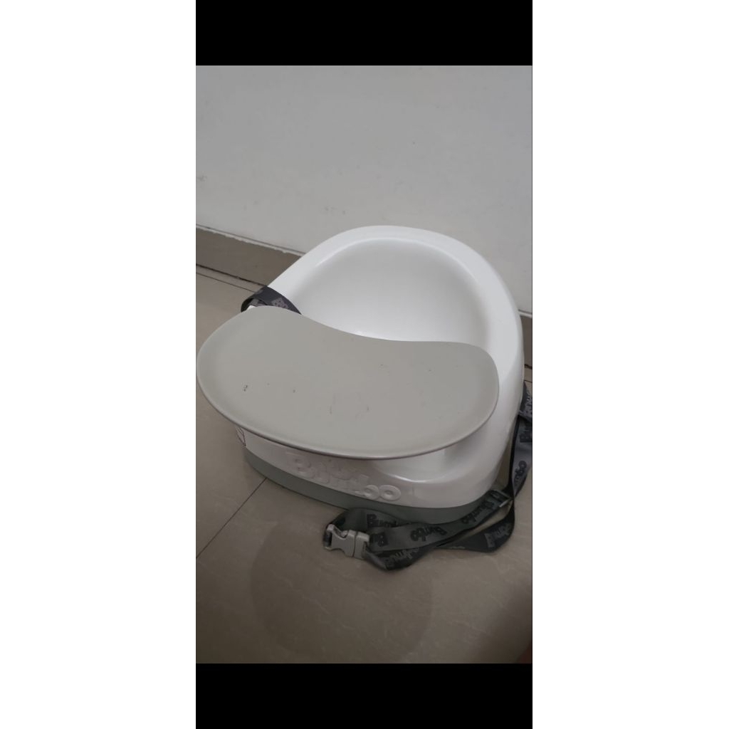 PRELOVED BUMBO Multi Seat Cool Grey Kursi Makan Bayi Anak Booster Chair