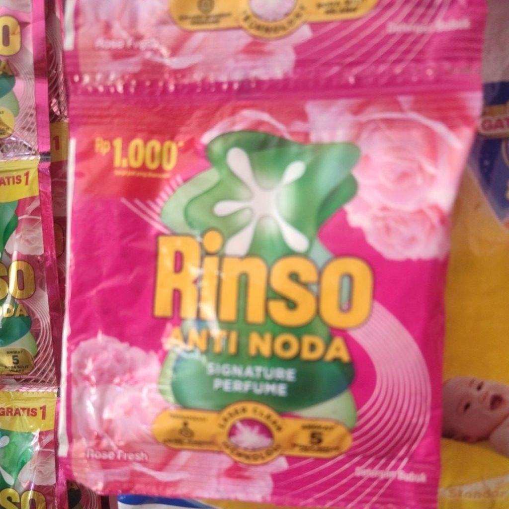 Rinso, Derergen Bubuk, Rinso bubuk, sabun cuci bubuk