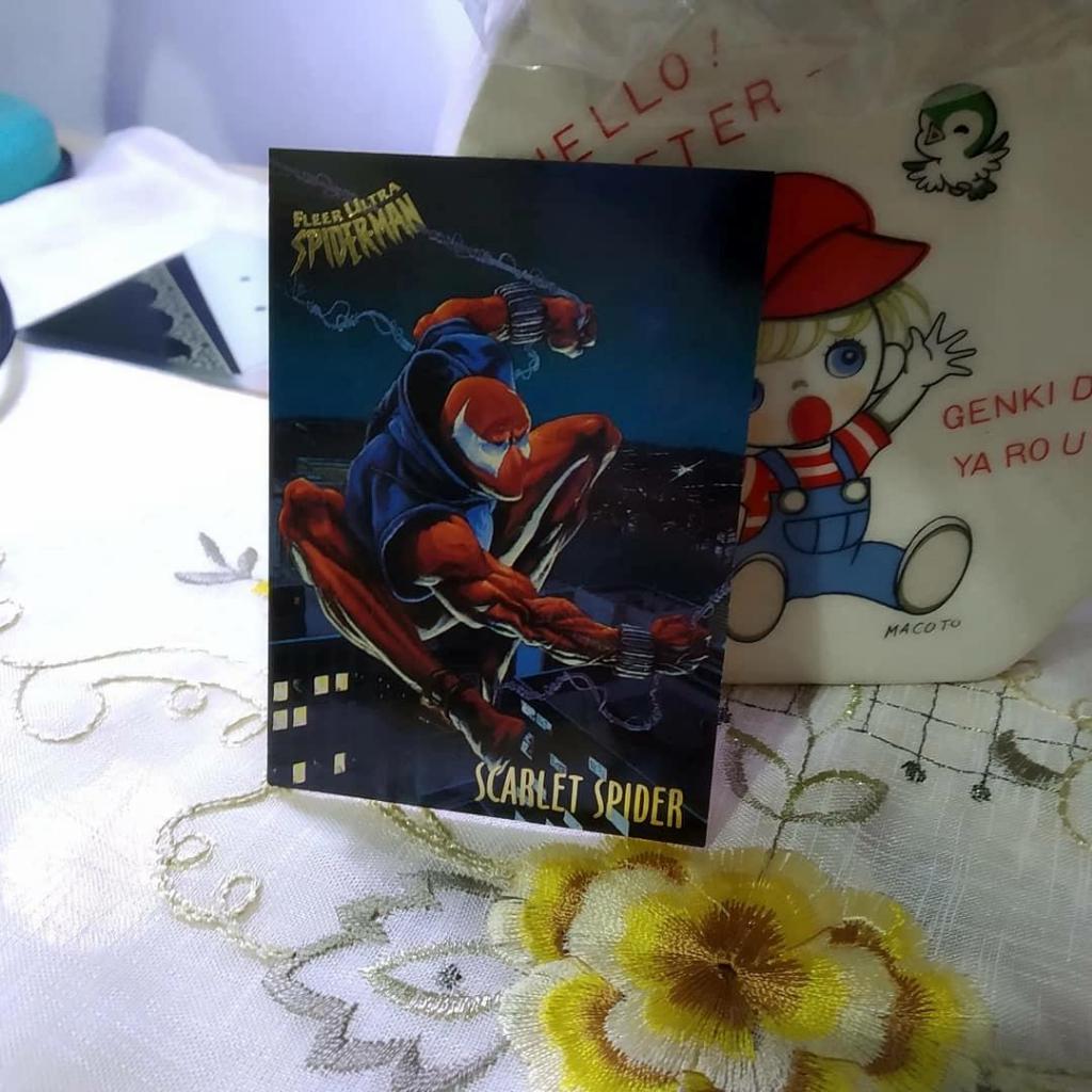 Spiderman, Scarlet Spider Fleer Card 1995 #48