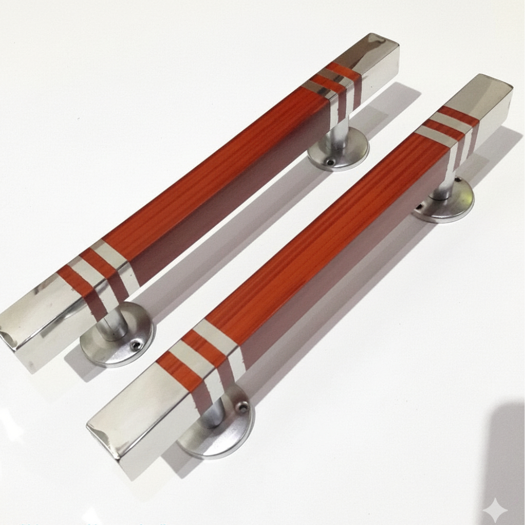 Handle Pintu Gagang Pintu Kotak Stainless steel 1 pasang/2 biji Handle Pintu Gagang Pintu