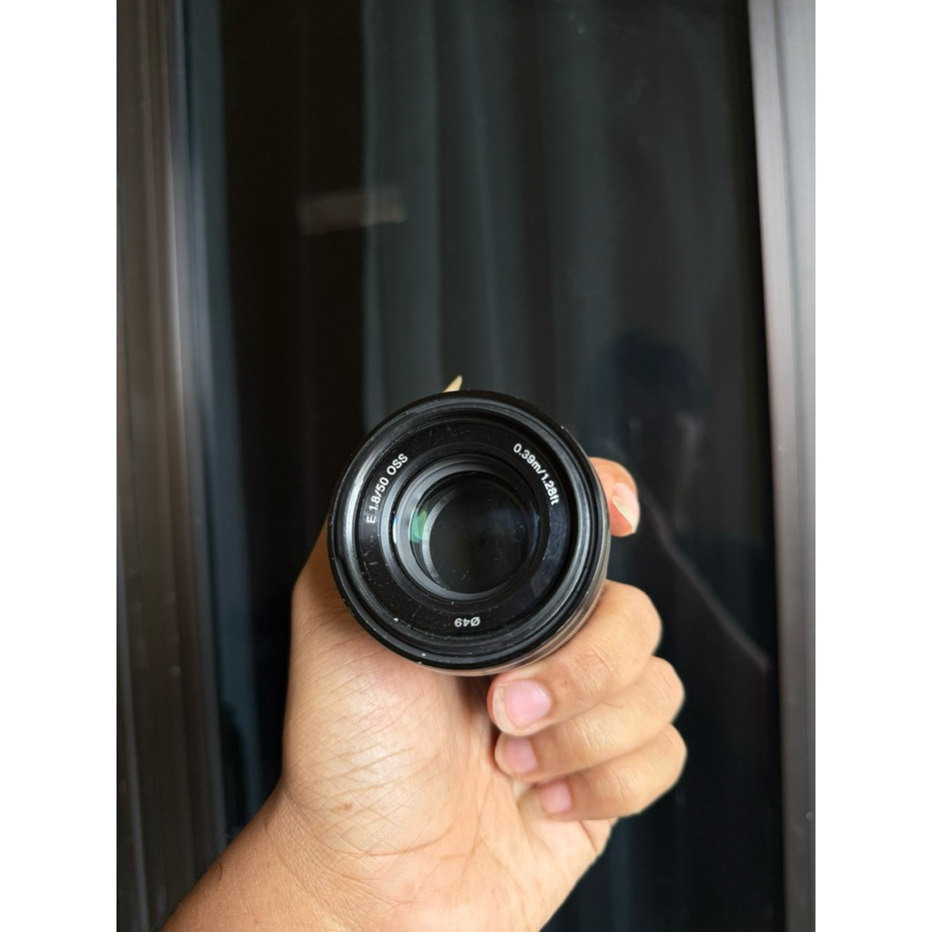 Lensa E50mm F1.8 oss For Sony Second Fullset