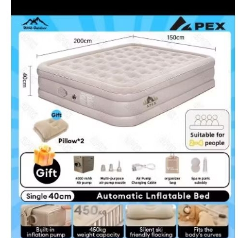 kasur angin pompa otomatis