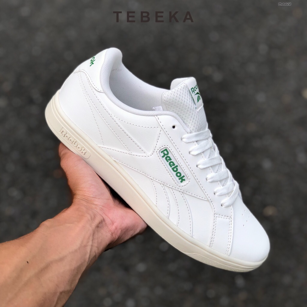 Reebok Classic Club Court Retro Leather Chalk White Green Original