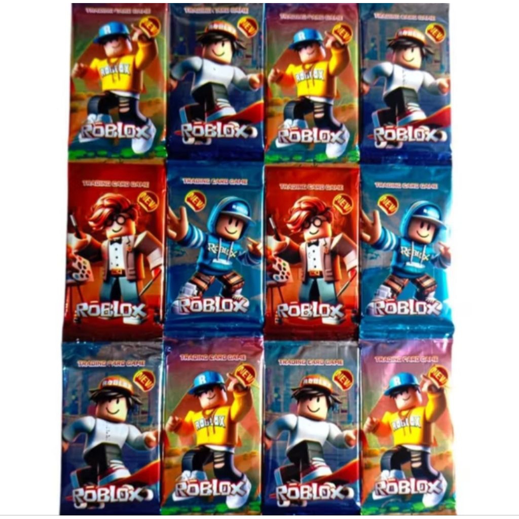 12 Sachet Kartu Foil Card Roblox Trading Card Game
