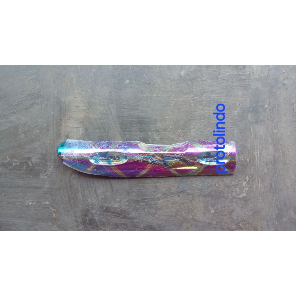 BESI Cover Tutup Knalpot Yamaha MIO sporty SMILE SOUL NOUVO Z LELE tameng pelindung knalpot cover bo