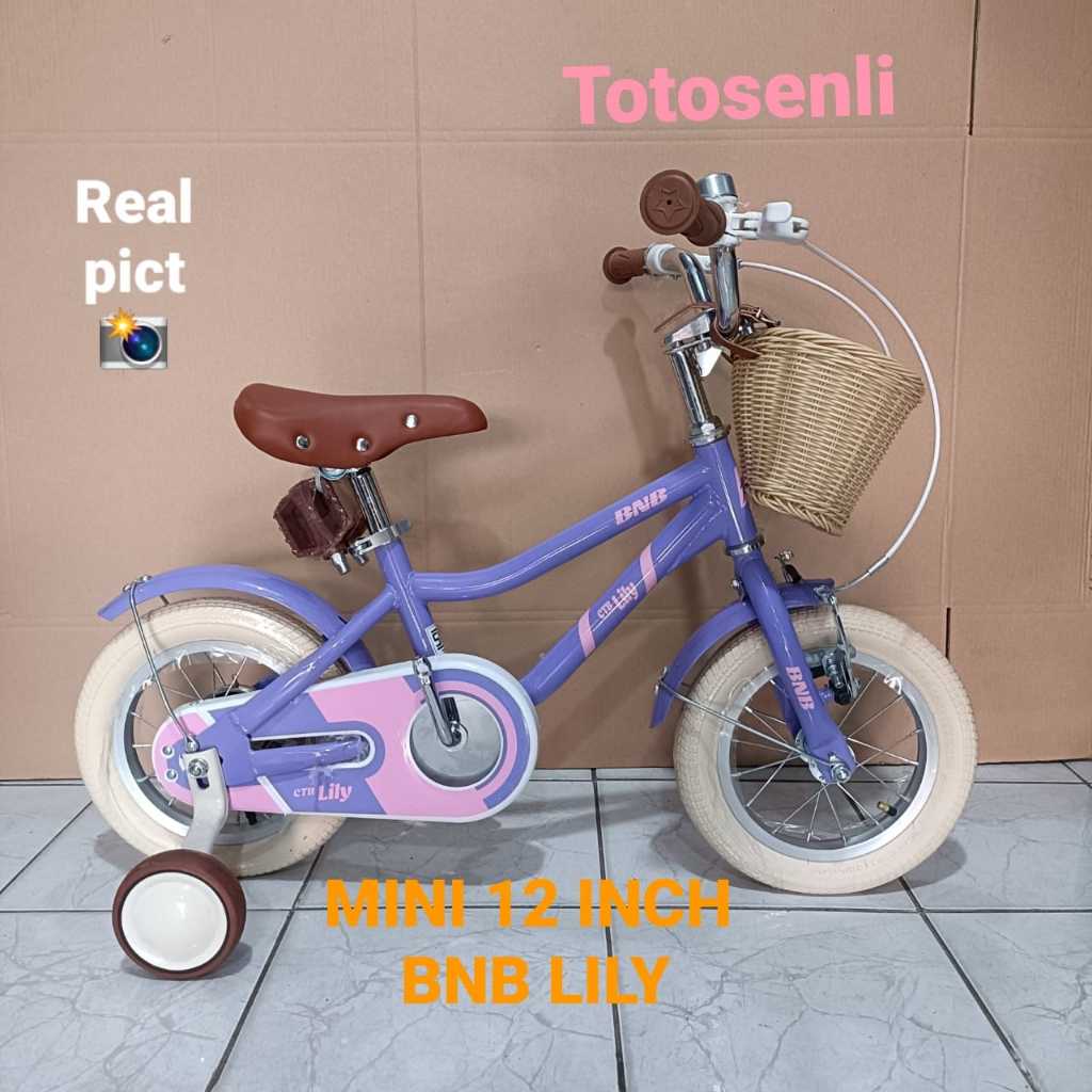 sepeda anak mini 12 inch lily bnb bike // mini 12 inch ruby bnb bike