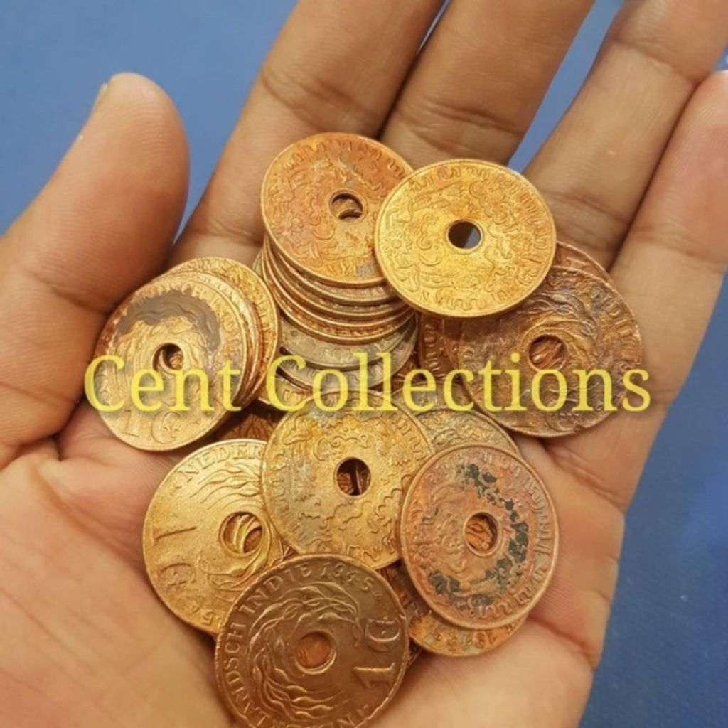 KOIN KUNO 1 CENT BOLONG NEDERLAND INDIE