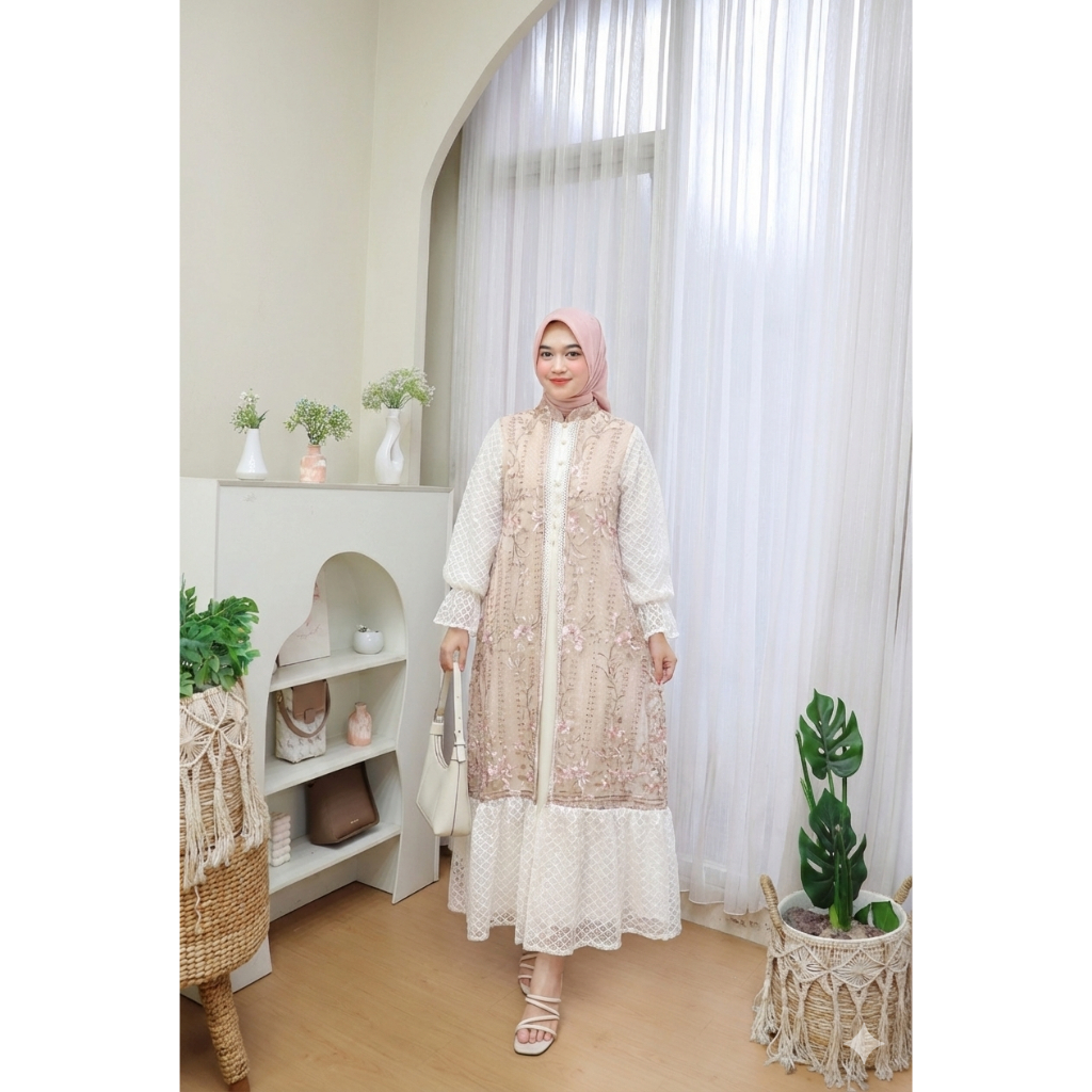 Camalla—Madamemalla Shenina PO 1795 Gamis Brukat Fashion Muslim 261225
