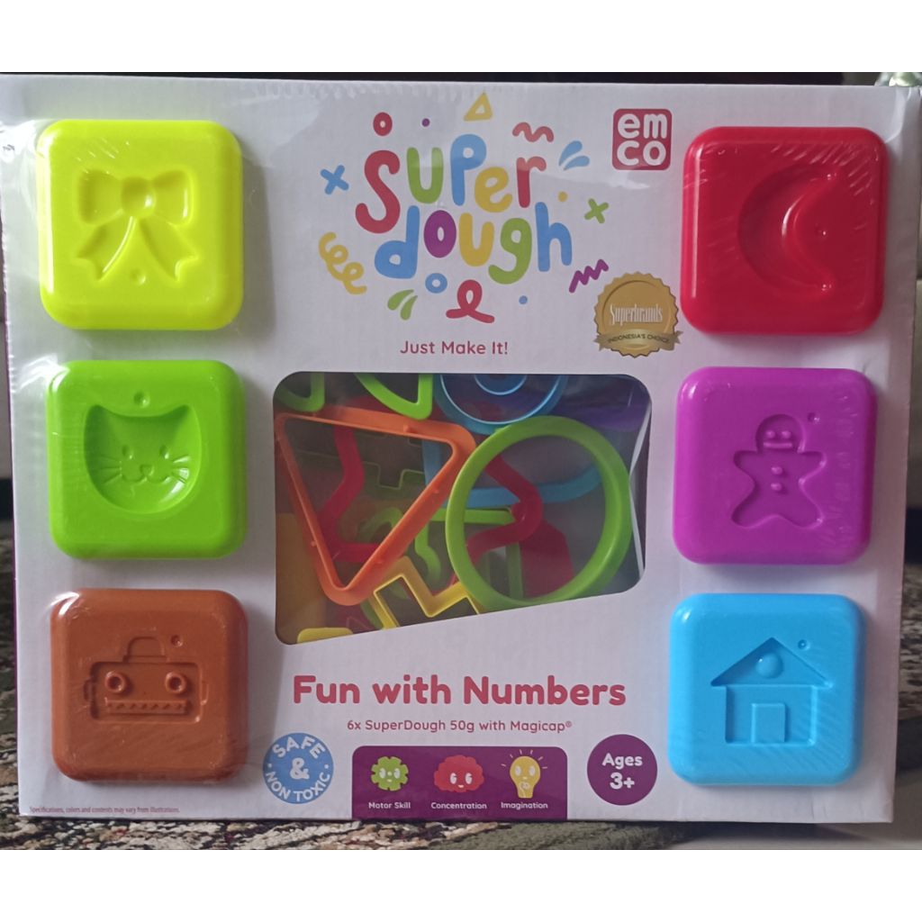 Super Dough Fun With Number playdough merk EMCO Ori