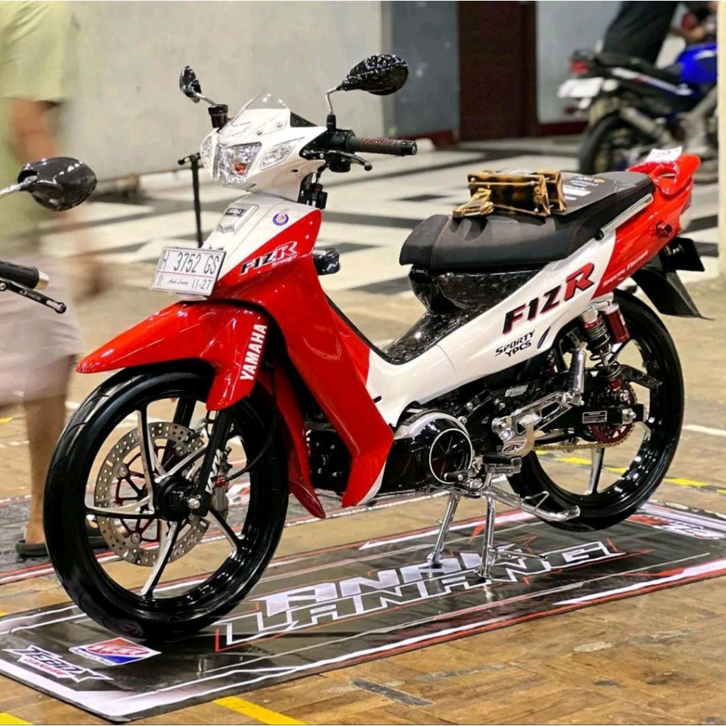 Stiker Striping standar Ori yamaha FIZR MARBORO merah I Stiker striping standar Ori fizr FIZR Fizr M