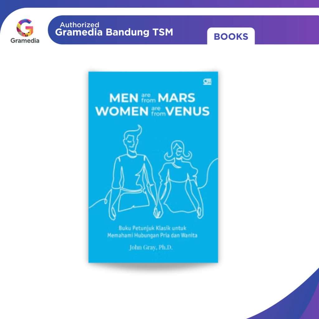 Gramedia Bandung TSM - Buku Best Seller BB20 ORI Men Are from Mars, Women Are from Venus