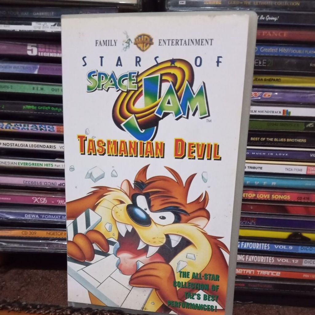 kaset vhs tazmanian devil