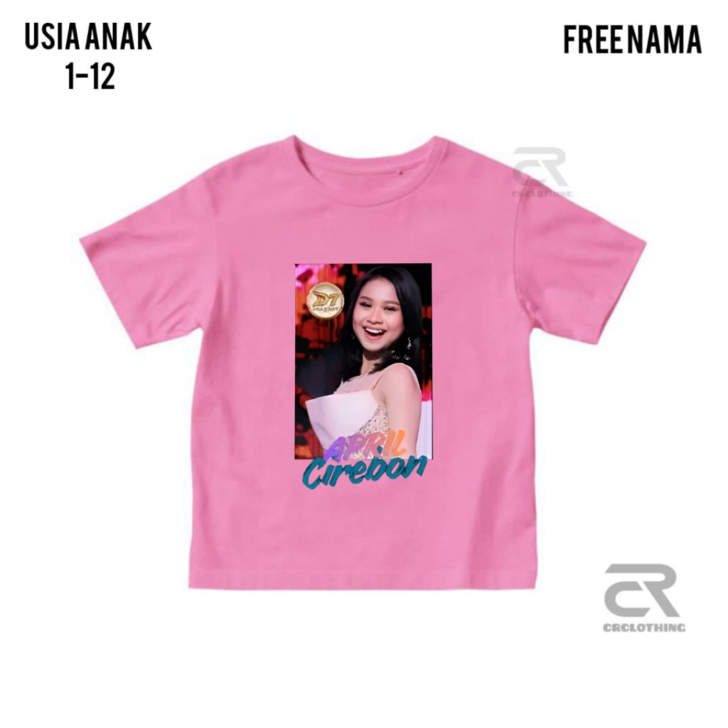 Kaos Anak Dede April Cirebon Baju Anak Kekinian