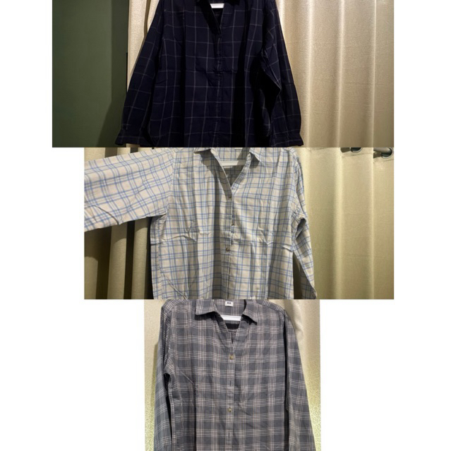 Preloved Kemeja Flanel Uniqlo