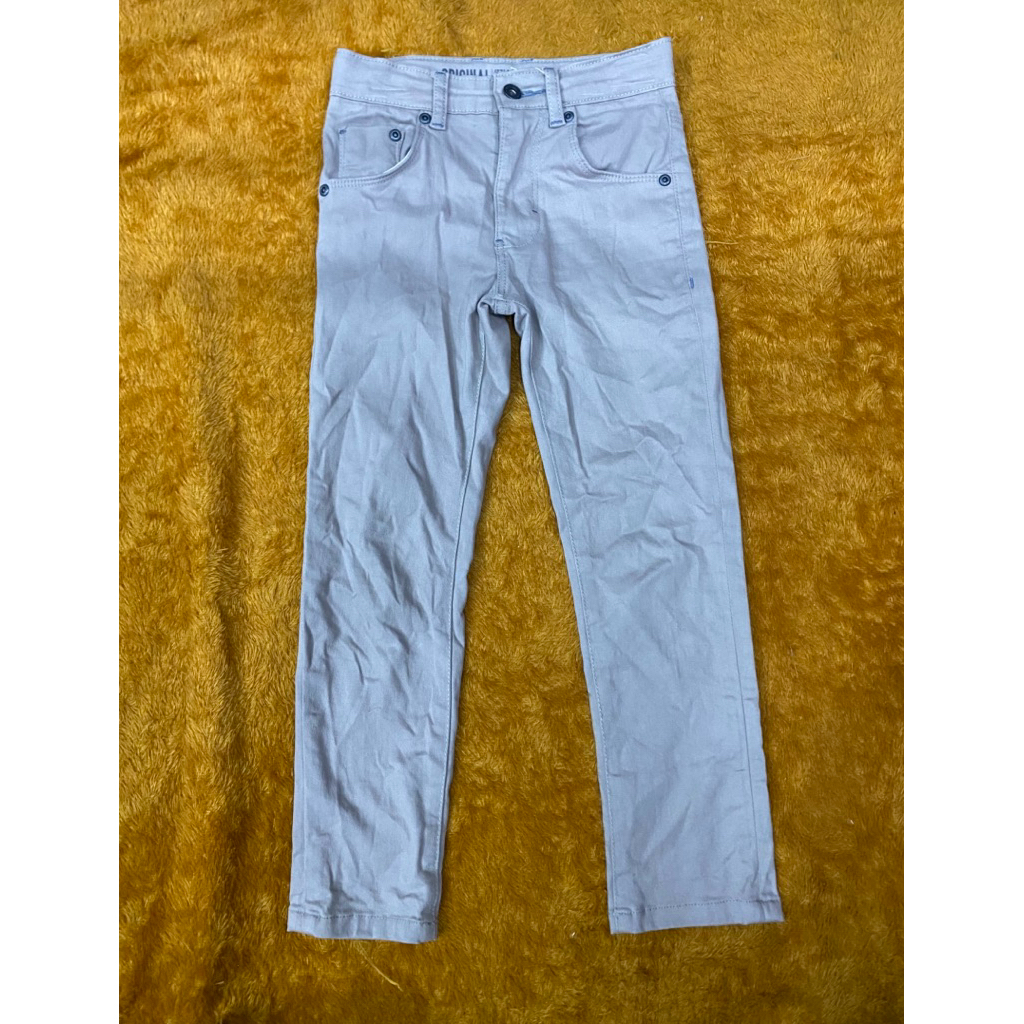 PL celana jeans panjang anak cowok Littlem ukuran 7-8 thn LP 60 cm