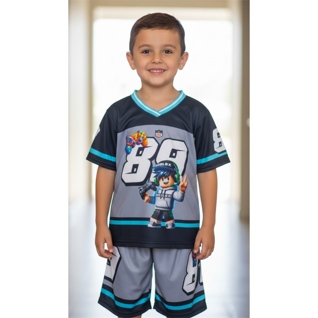 Setelan Jersey Anak Unisex Dryfit Milano Premium