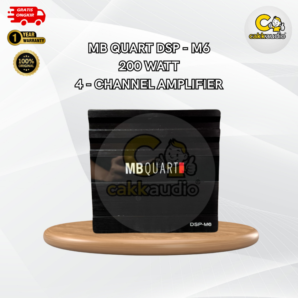 Power Processor Audio Mobil MB Quart DSP-M6 | 200 Watt 4-Channel Amplifier
