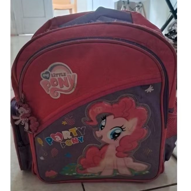 Tas Sekolah  Anak Perempuan  Unicorn Warna Pink - Preloved / Bekas