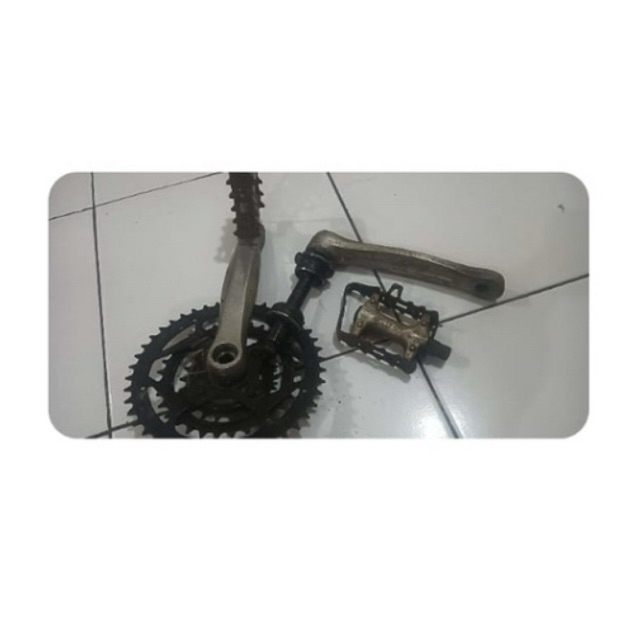 Crank set lasco Alloy