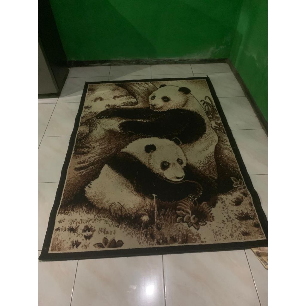 karpet karakter panda