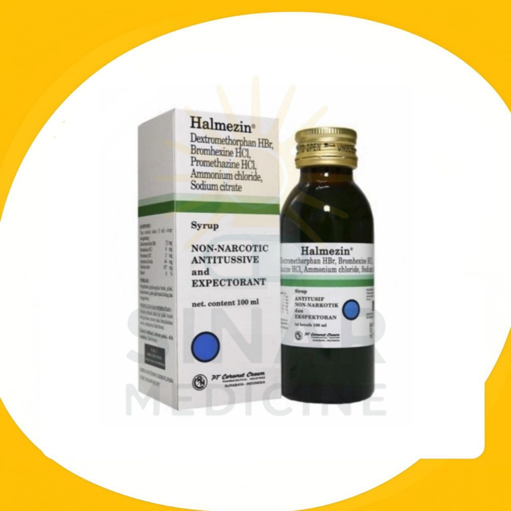 Halmezin Sirup Botol Obat Batuk