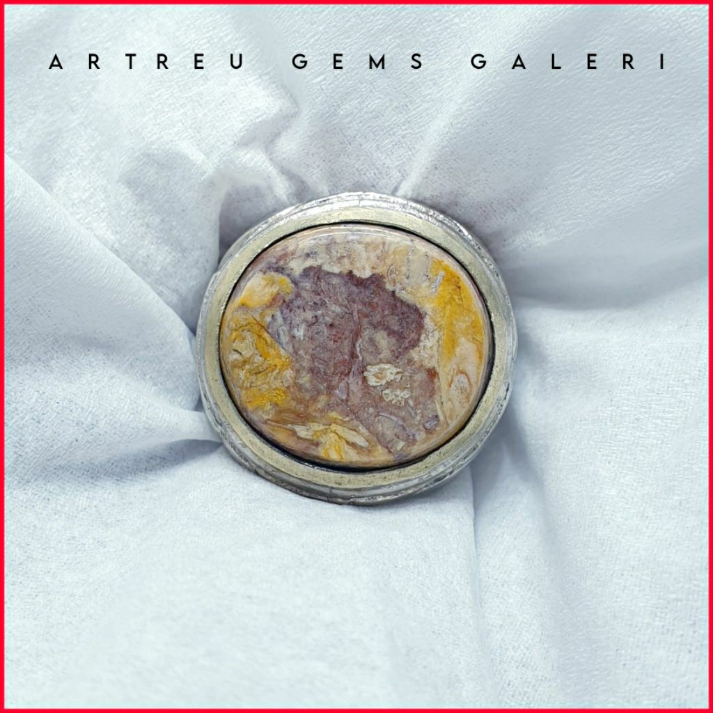 Batu Fokay Gambar ( Sosok Orang ) Cowok Cewek | COD Bisa | Cincin Batu Akik Ring 5-10