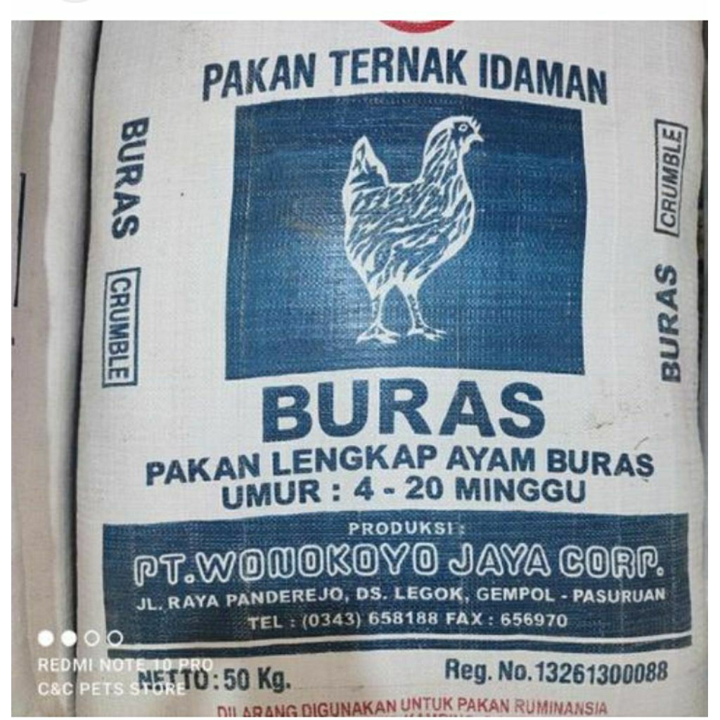 Buras Pur ayam murah pakan ayam kampung Bangkok sekilo