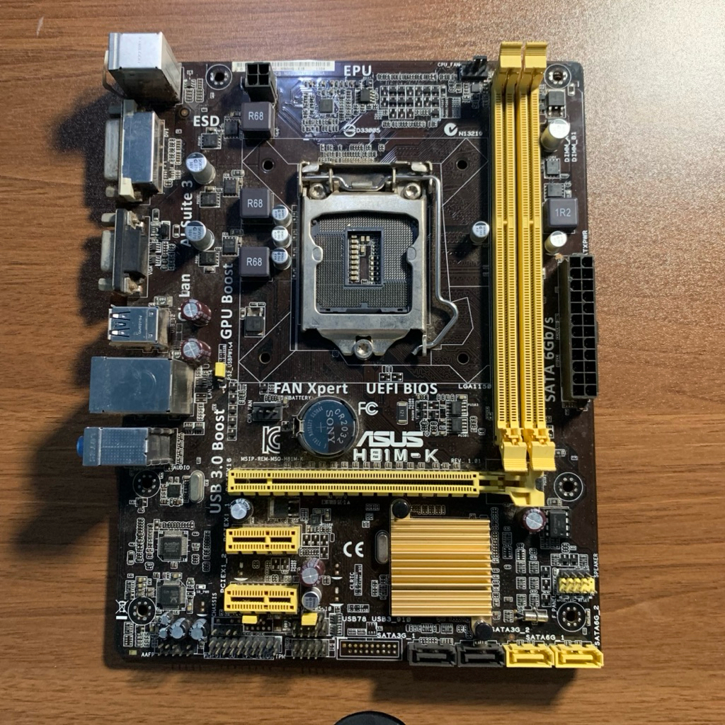 MOBO GAMING ASUS H81M-K Intel H81 LGA 1150 (Soket H3) ATX Mikro