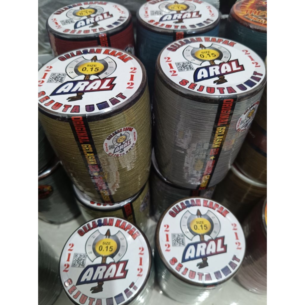 Gelasan Molor Size Kecil 015 Panjang 6000 yard Texstur Halus Berasa By KAPAK 212
