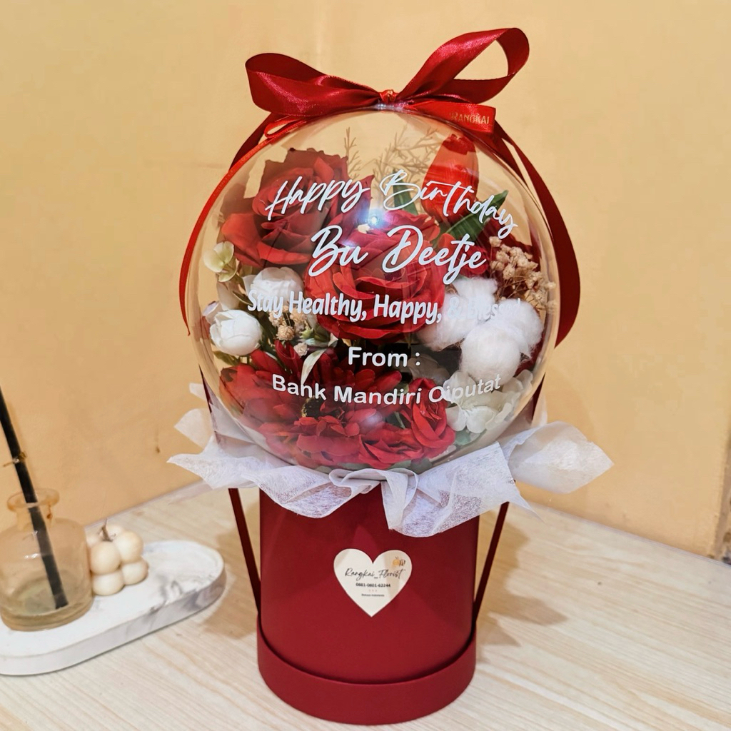 BUKET BALON AKRILIK AWET SELAMANYA | Buket Bunga