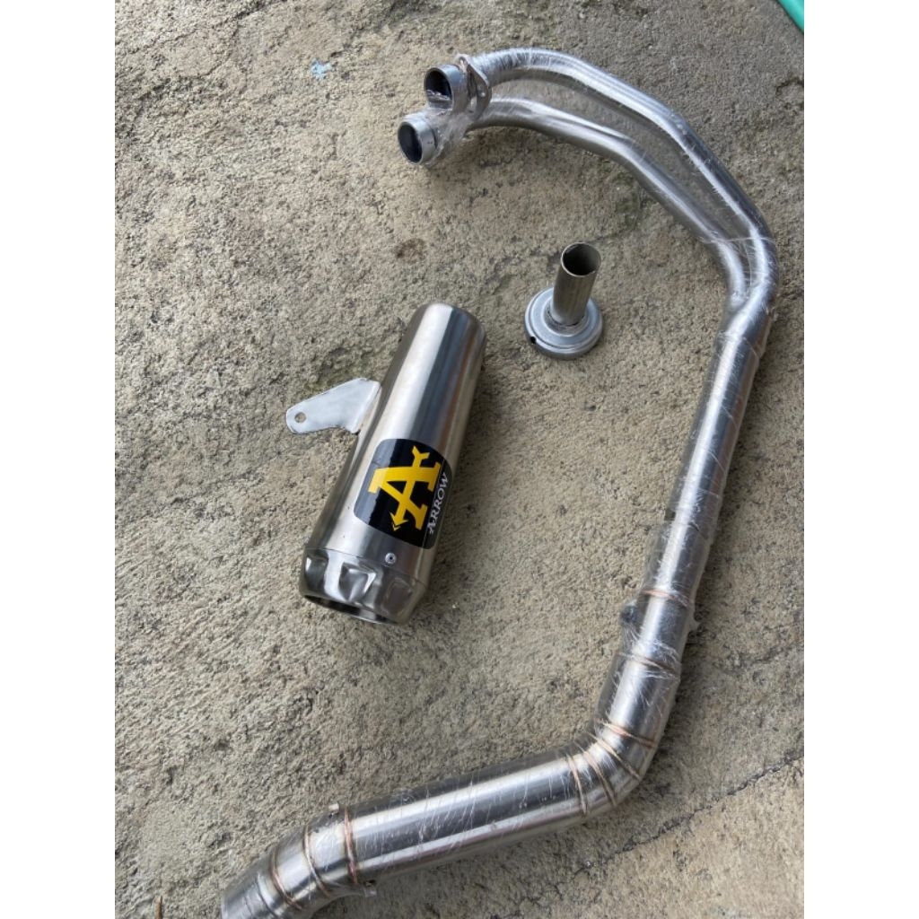 Knalpot racing arrow pro race for ninja250, cbr250rr, r25, mt25, dll