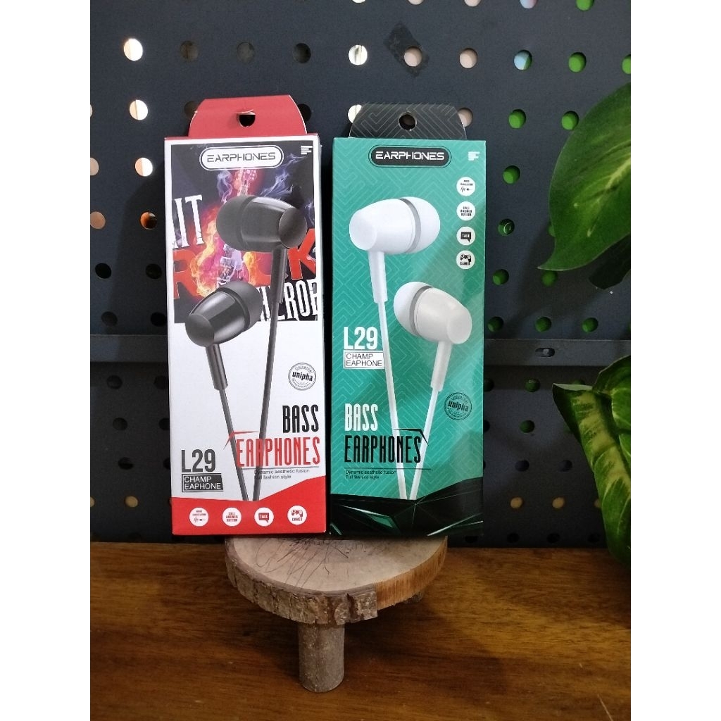 ABS - HF Headset Handsfree L29 Extra BassWith Mic
