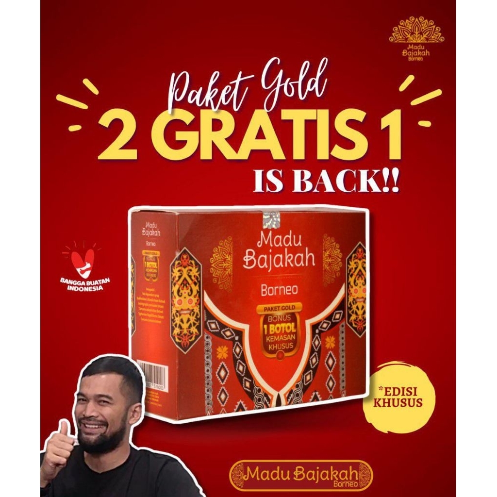 Madu Bajakah Borneo Original Berhologram