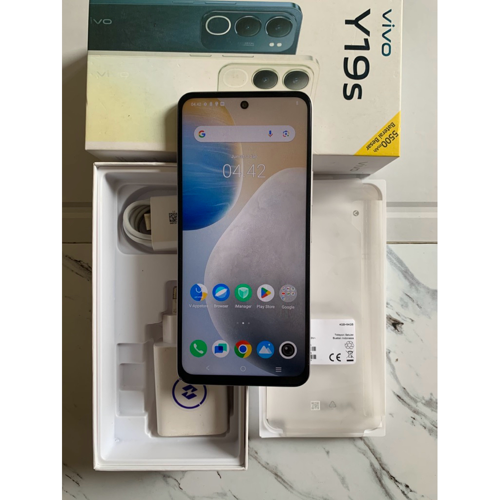 vivo y19s ram 4/64 second fullset - hp second vivo y19s ram 4/64 fullset